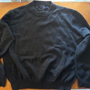 Louis Vuitton Uniform Men’s Cotton/Wool Sweater Charcoal Gray - Size Medium